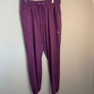 Nola Women's Purple Relaxed Fit Athletic Yoga Pants Size 1X